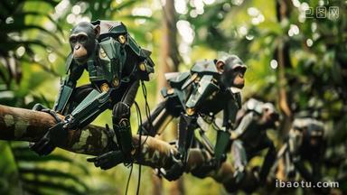 森林里的机器动物合集4K